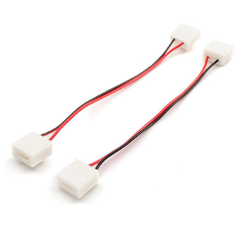 Комплект коннекторов Apeyron Electrics 09-14 (2 клипсы с проводами) для одноцветной светодиодной ленты 12В 10мм IP65 - Светильники - Cветодиодные ленты - . Магазин оборудования для автономного и резервного электропитания Ekosolar.ru в Белогорске