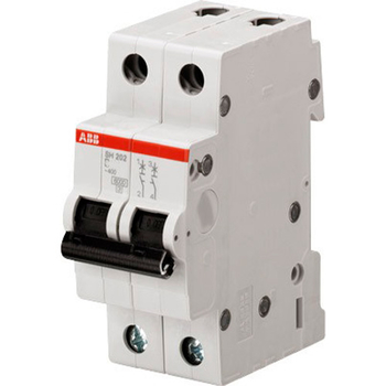 Автоматический выключатель ABB SH202L 2P 16А (С) 4,5kA - Электрика, НВА - Модульное оборудование - Автоматические выключатели - . Магазин оборудования для автономного и резервного электропитания Ekosolar.ru в Белогорске