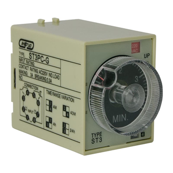 Реле времени 220V ST3PC-G (4-24h) Энергия, 10 шт - Электрика, НВА - Реле, автоматизация и управление - Реле времени - . Магазин оборудования для автономного и резервного электропитания Ekosolar.ru в Белогорске