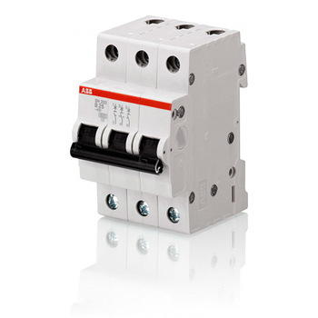 Автоматический выключатель ABB SH203L 3P 25А (С) 4,5kA - Электрика, НВА - Модульное оборудование - Автоматические выключатели - . Магазин оборудования для автономного и резервного электропитания Ekosolar.ru в Белогорске