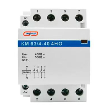 Модульный контактор КМ63/4P 40A 4НО Энергия - Электрика, НВА - Коммутационное оборудование - Контакторы - . Магазин оборудования для автономного и резервного электропитания Ekosolar.ru в Белогорске