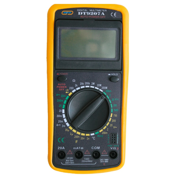 Мультиметр DT 9207 Энергия - Электрика, НВА - Измерительный инструмент - Мультимеры - . Магазин оборудования для автономного и резервного электропитания Ekosolar.ru в Белогорске