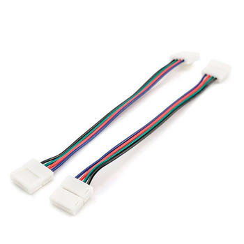 Комплект коннекторов Apeyron Electrics 09-12 (2 клипсы с проводами) для RGB-светодиодной ленты 12В IP20 10 мм - Светильники - Cветодиодные ленты - . Магазин оборудования для автономного и резервного электропитания Ekosolar.ru в Белогорске