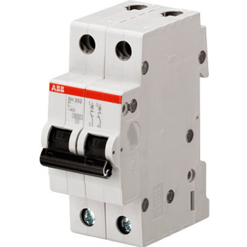 Автоматический выключатель ABB SH202L 2P 25А (С) 4,5kA - Электрика, НВА - Модульное оборудование - Автоматические выключатели - . Магазин оборудования для автономного и резервного электропитания Ekosolar.ru в Белогорске
