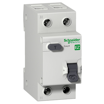 Дифференциальный автоматический выключатель Schneider Electric EASY 9 1P+N 32А 30мА C AC 4,5 кА - Электрика, НВА - Модульное оборудование - Дифференциальные автоматы - . Магазин оборудования для автономного и резервного электропитания Ekosolar.ru в Белогорске