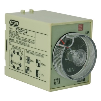 Реле времени 220V ST3PC-F (0.25-2m/20m/2h/12h) Энергия, 10 шт - Электрика, НВА - Реле, автоматизация и управление - Реле времени - . Магазин оборудования для автономного и резервного электропитания Ekosolar.ru в Белогорске