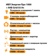 ИБП для котла Энергия Про 1000 + Аккумулятор Grid 55 Ah 12 v (700Вт - 43мин) - ИБП и АКБ - ИБП для котлов - . Магазин оборудования для автономного и резервного электропитания Ekosolar.ru в Белогорске
