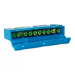 Шина TS-0609H 10 way в синем корпусе Энергия, 10 шт - Электрика, НВА - Щитки и аксессуары для монтажа - Шины нулевые - . Магазин оборудования для автономного и резервного электропитания Ekosolar.ru в Белогорске