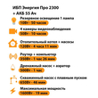 ИБП для котла Энергия Про 2300 + Аккумулятор 55 Ач 12 В (1600Вт - 19мин) - ИБП и АКБ - ИБП для котлов - . Магазин оборудования для автономного и резервного электропитания Ekosolar.ru в Белогорске