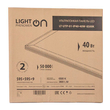 Панель ультратонкая светодиодная LightPhenomenON LT-UTP-02-IP40-40W-6500К 4E комплект с драйвером - Светильники - Для общественных зданий - . Магазин оборудования для автономного и резервного электропитания Ekosolar.ru в Белогорске