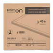 Панель ультратонкая светодиодная LightPhenomenON LT-UTP-02-IP40-40W-6500К LED - Светильники - Для общественных зданий - . Магазин оборудования для автономного и резервного электропитания Ekosolar.ru в Белогорске
