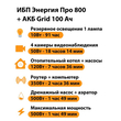 ИБП для котла Энергия Про 800 + Аккумулятор Grid 100 Ah 12 v (500Вт - 109мин) - ИБП и АКБ - ИБП для котлов - . Магазин оборудования для автономного и резервного электропитания Ekosolar.ru в Белогорске