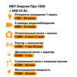 ИБП для котла Энергия Про 1000 + Аккумулятор 55 Ач 12 В (700Вт - 43мин) - ИБП и АКБ - ИБП для котлов - . Магазин оборудования для автономного и резервного электропитания Ekosolar.ru в Белогорске